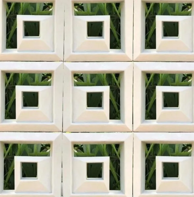 Cobogó Quadro Duplo